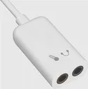 Аудио-разветвитель GSMIN AS50 переходник на микрофон и наушники Mini Jack 3.5 мм (F) + MIC 3.5 мм (F) - Mini Jack 3.5 мм (M) (Бе (art.: 3920b9aaf15f4)